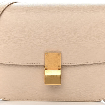 Celine Liege Calfskin Medium Classic Box Flap Bag Powder 8 of 13