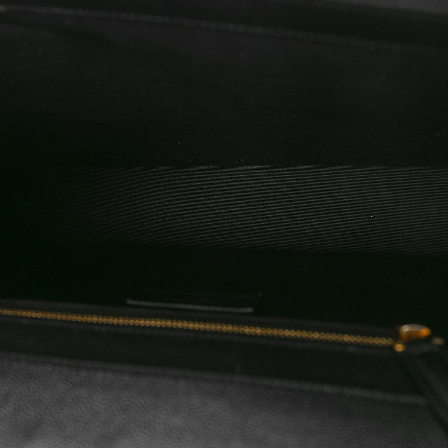 Saint Laurent Grain De Poudre Matelasse Chevron Large Monogram Satchel Black 5 of 9