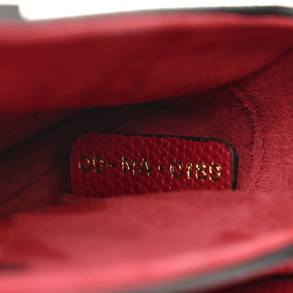 Christian Dior Calfskin Mini Saddle Bag Red 9 of 9