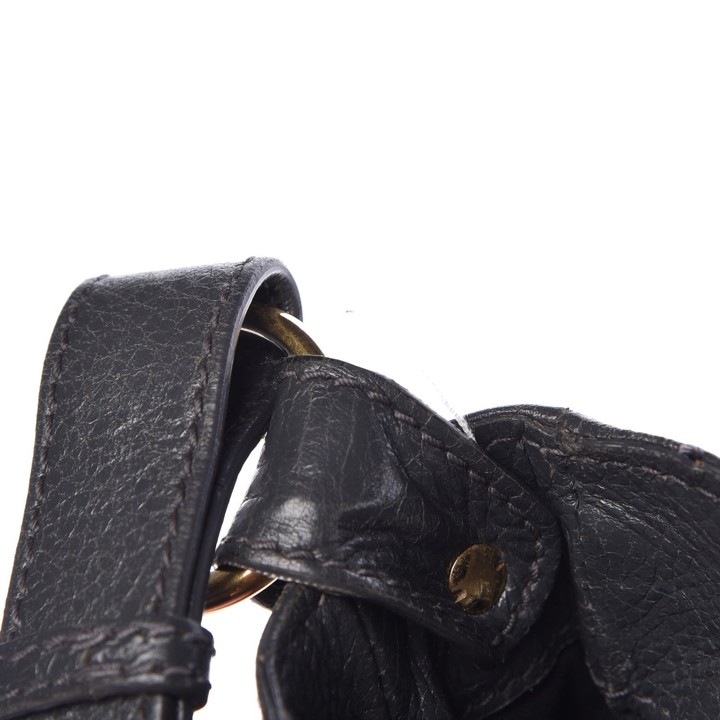 Agneau Giant 12 Gold Hardware Velo Gris Fossile Anthracite