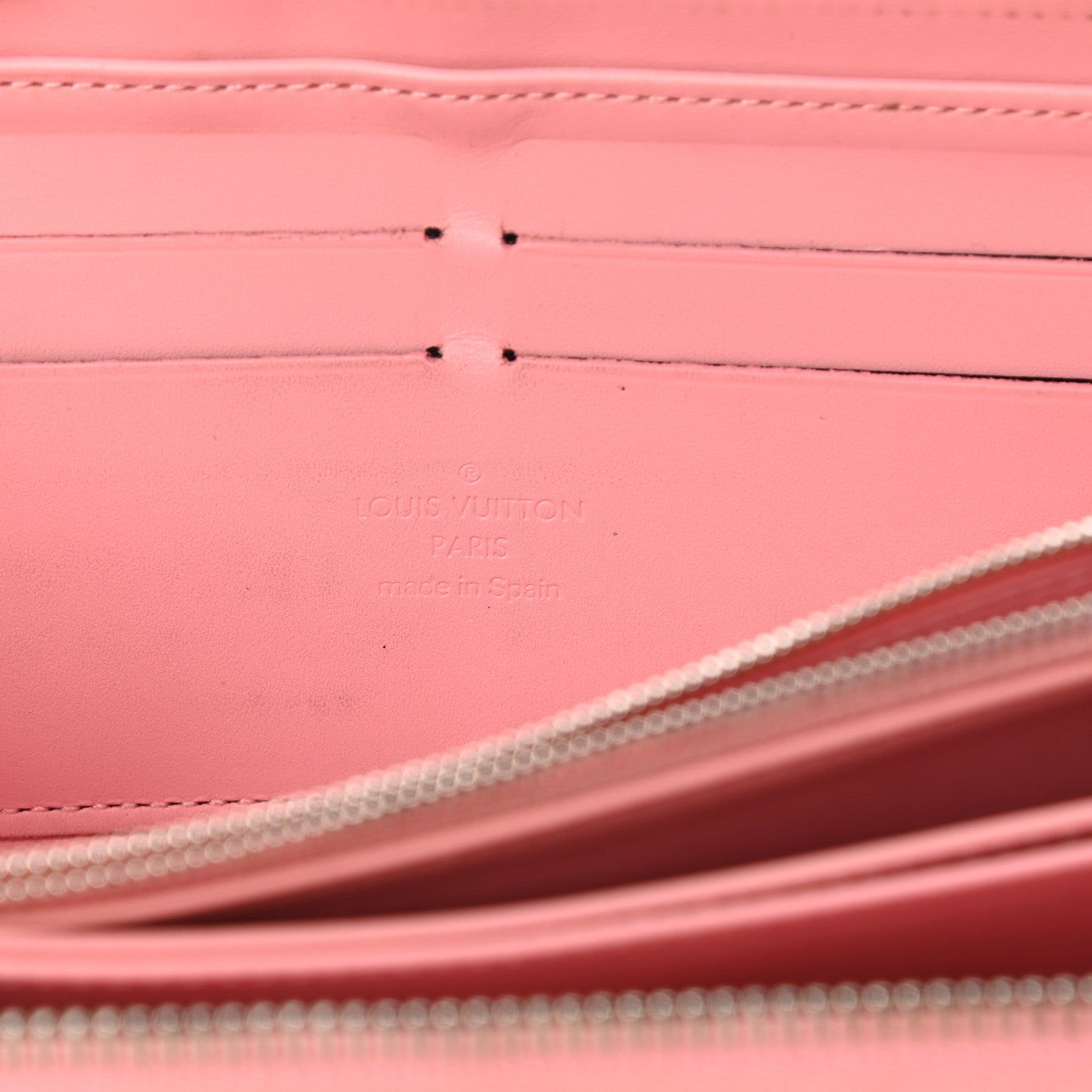 Louis Vuitton Vernis Jungle Dots Zippy Wallet Sugar Pink Poppy 6 of 16