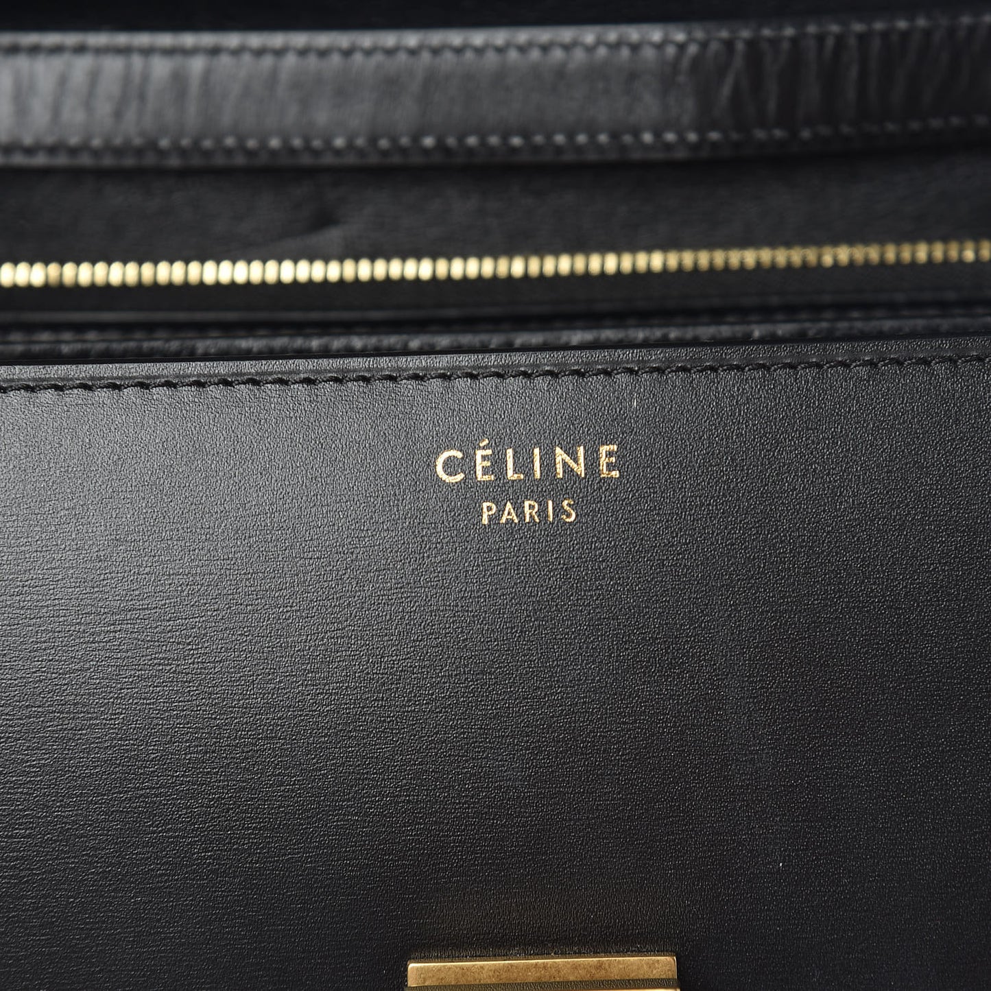 Box Calfskin Medium Classic Box Flap Bag Black