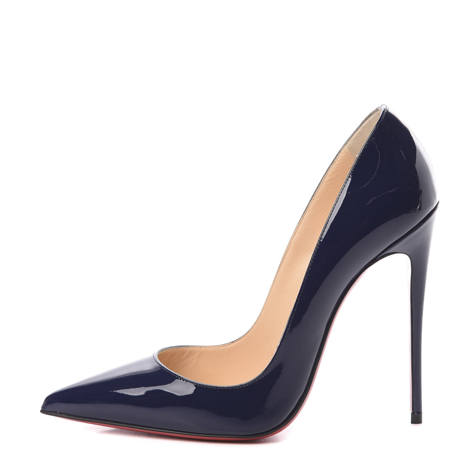 Christian Louboutin Patent So Kate 120 Pumps 38.5 China Blue 1 of 10