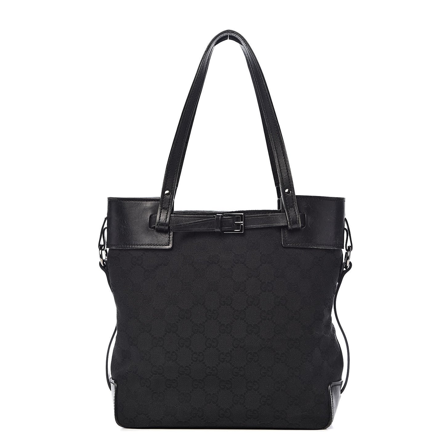 Monogram Small Bucket Tote Black