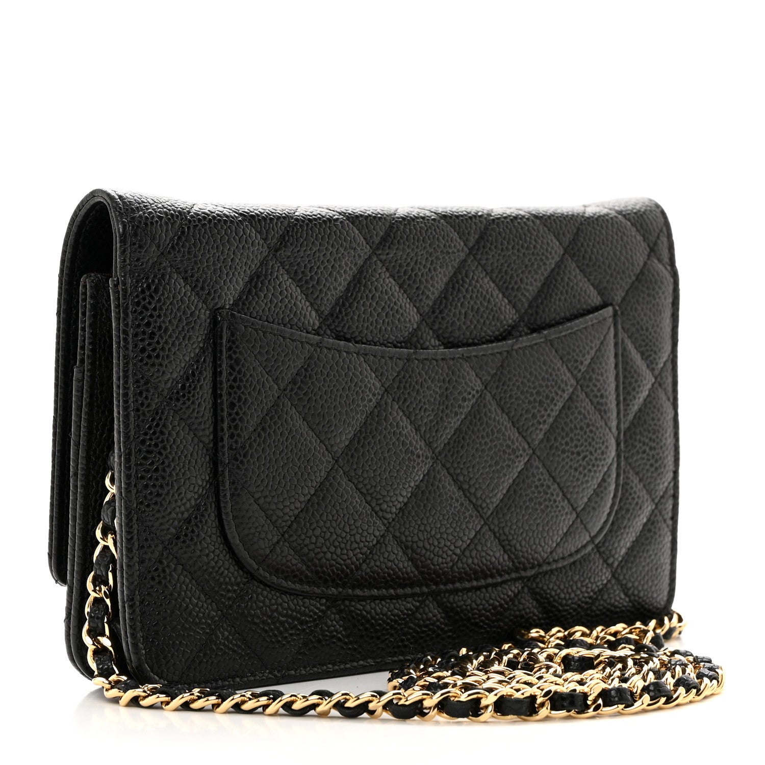 Chanel Caviar Quilted Wallet on Chain WOC Black 3 of 11