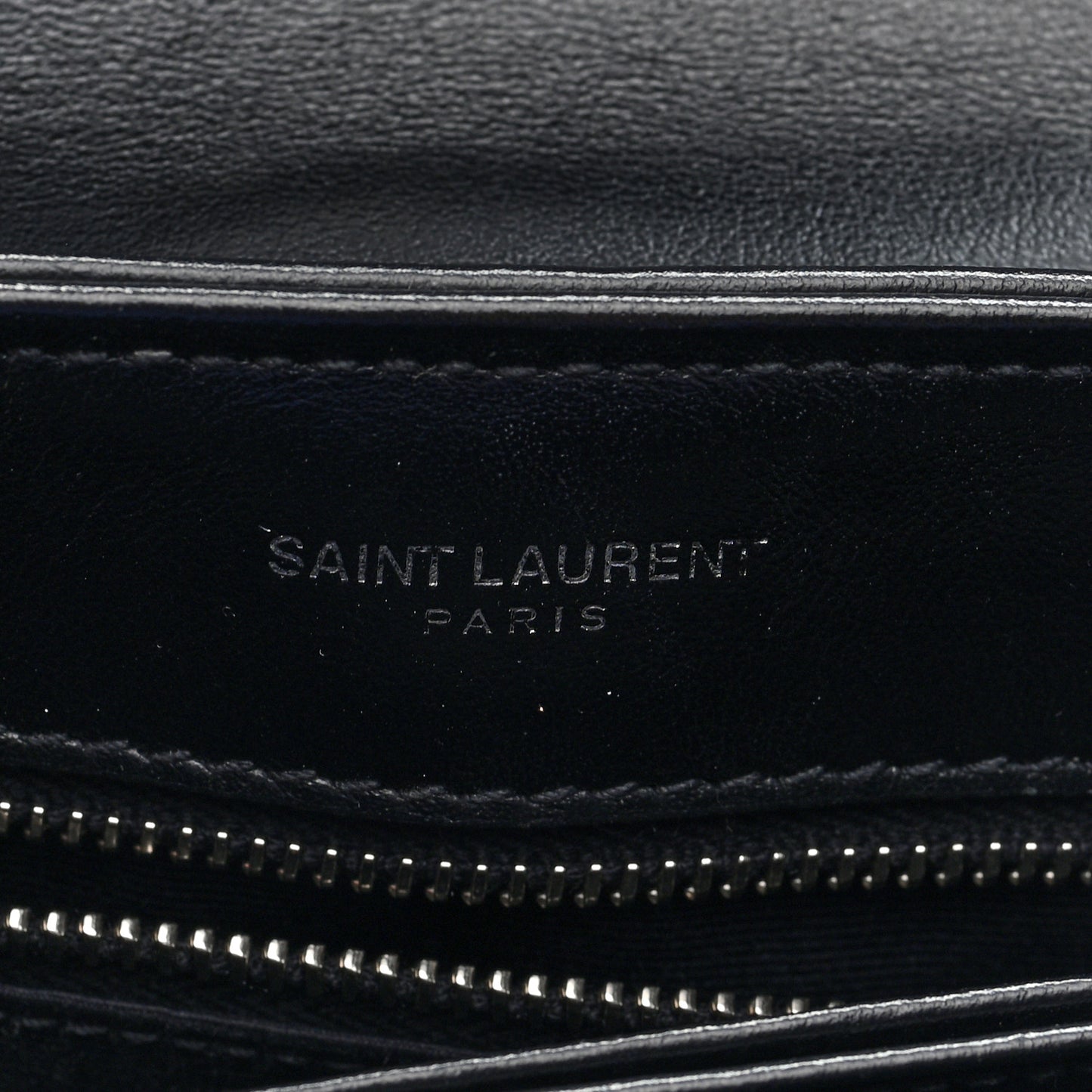 Calfskin Y Quilted Monogram Toy Loulou Crossbody Bag Black