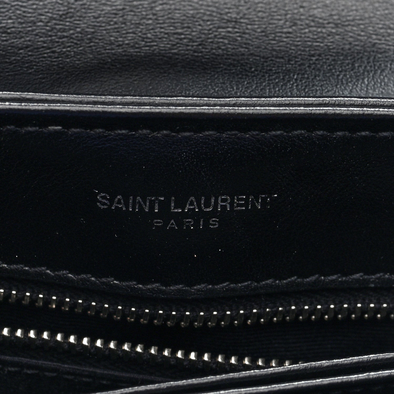 Saint Laurent Calfskin Y Quilted Monogram Toy Loulou Crossbody Bag Black 6 of 10