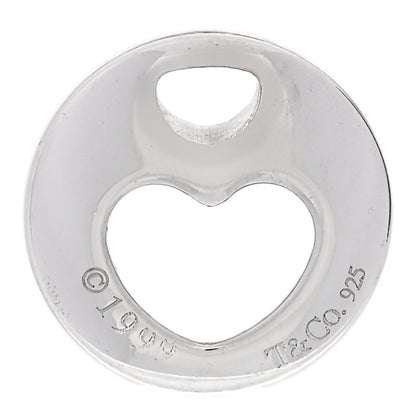 Tiffany Sterling Silver Stencil Heart Pendant 3 of 4