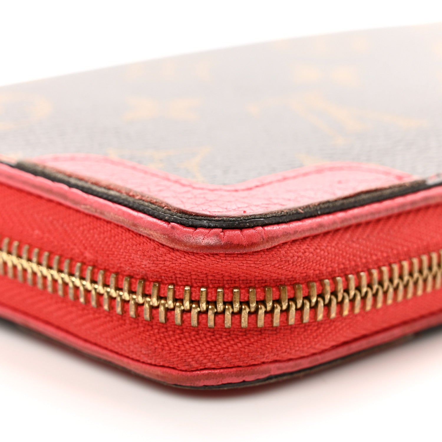 Louis Vuitton Monogram Retiro Zippy Wallet Cherry 7 of 9