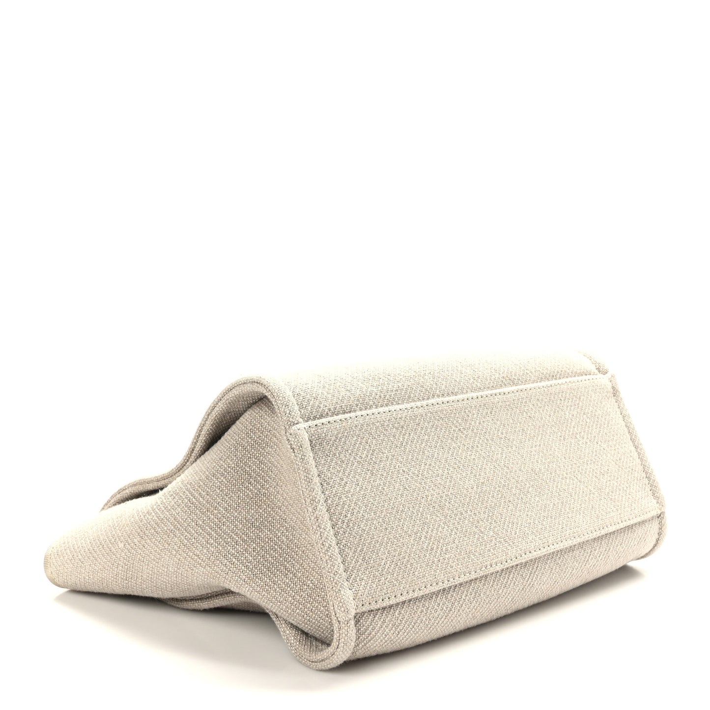 Mixed Fibers Small Deauville Tote Beige Black