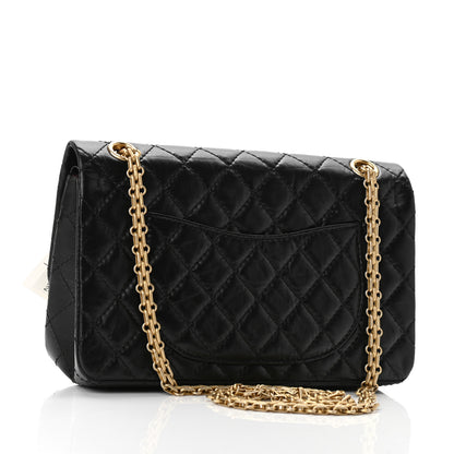 Chanel Aged Calfskin Lucky Charms 2.55 Reissue 225 Flap Black 2 of 10