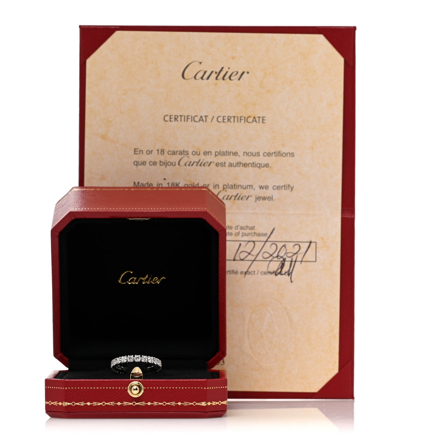 Platinum Diamond 1.32ctw 3mm Destinée Wedding Band Ring 53 6.25