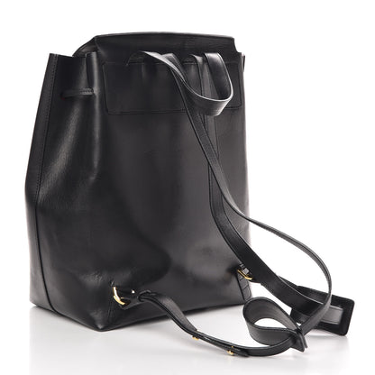 Mansur Gavriel Vegetable Tanned Calfskin Backpack Black Flamma 3 of 8