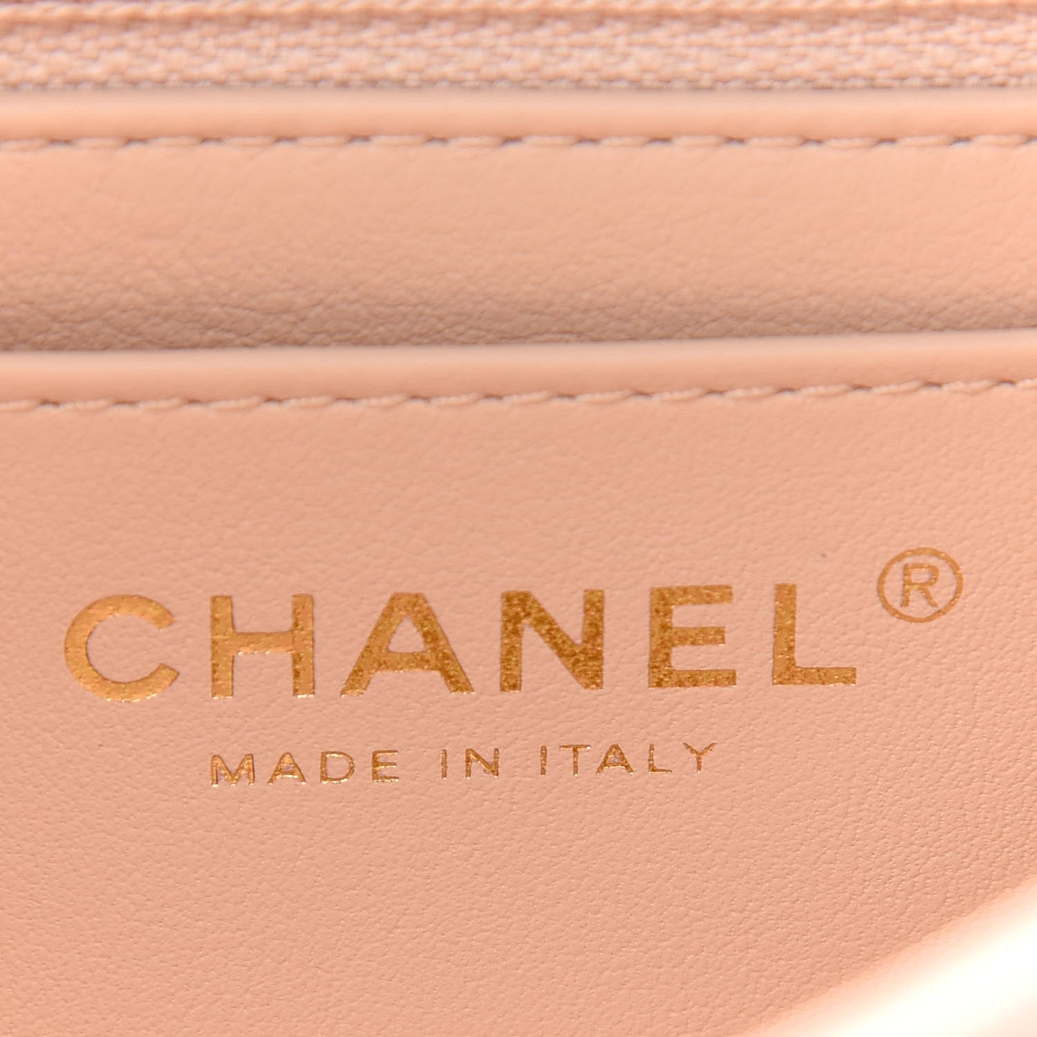 Chanel Lambskin Quilted Mini Rectangular Pearl Crush Flap Light Beige 6 of 9