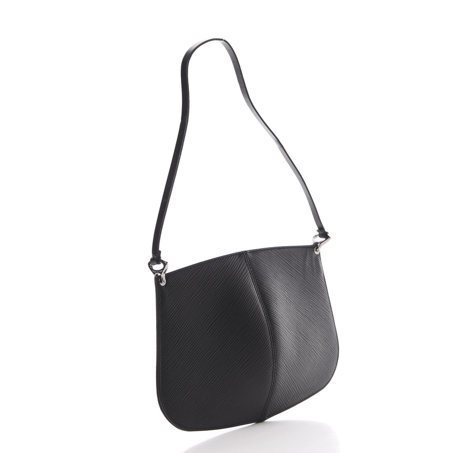 Louis Vuitton Epi Demi Lune Pochette Black 3 of 10