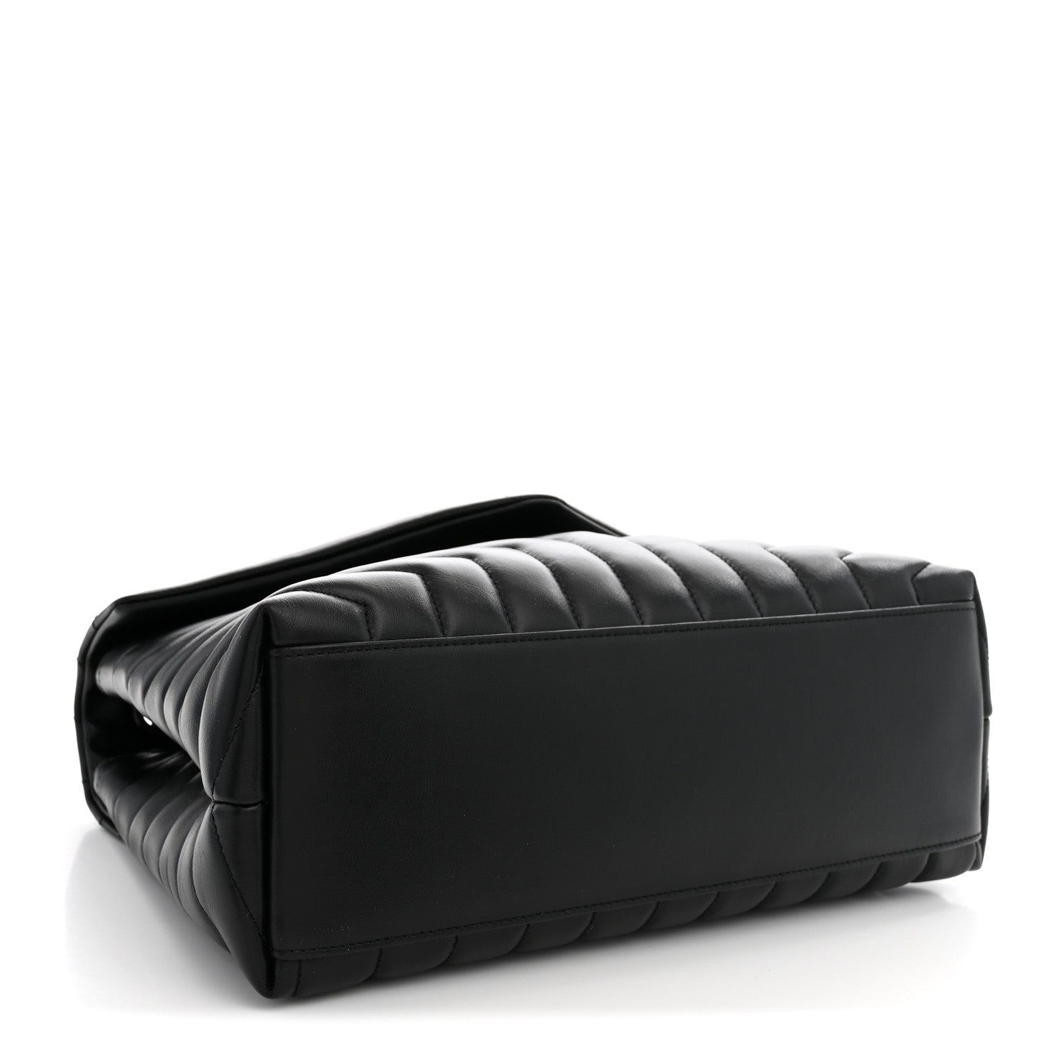 Saint Laurent Calfskin Y Quilted Monogram Monochrome Medium Loulou Chain Satchel Black 4 of 11