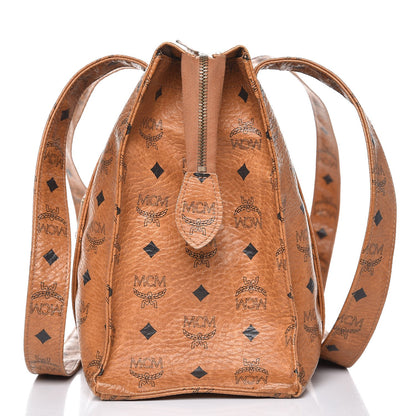 MCM Visetos Shoulder Bag Cognac 17 of 18