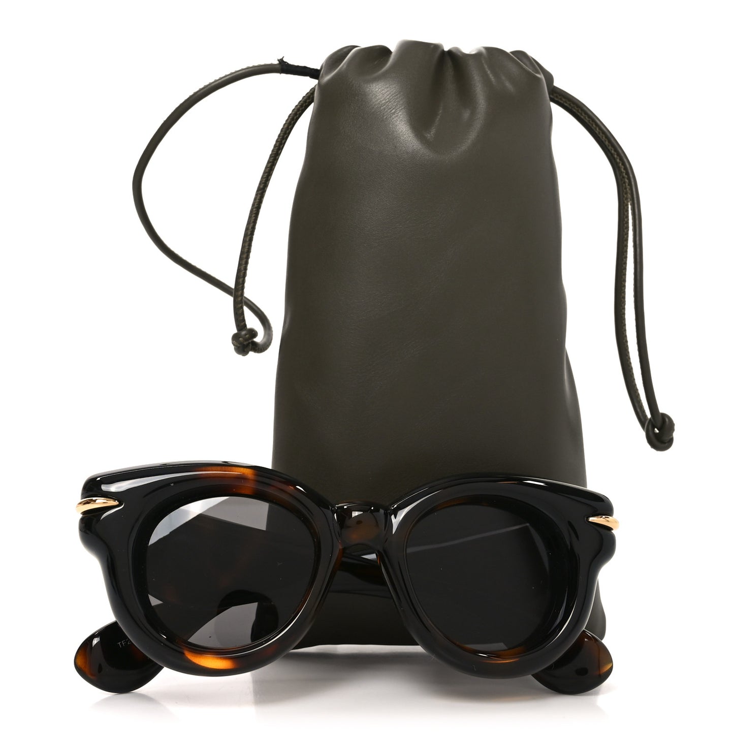 Acetate Inflated Cat-Eye Sunglasses LW40118I Tortoise