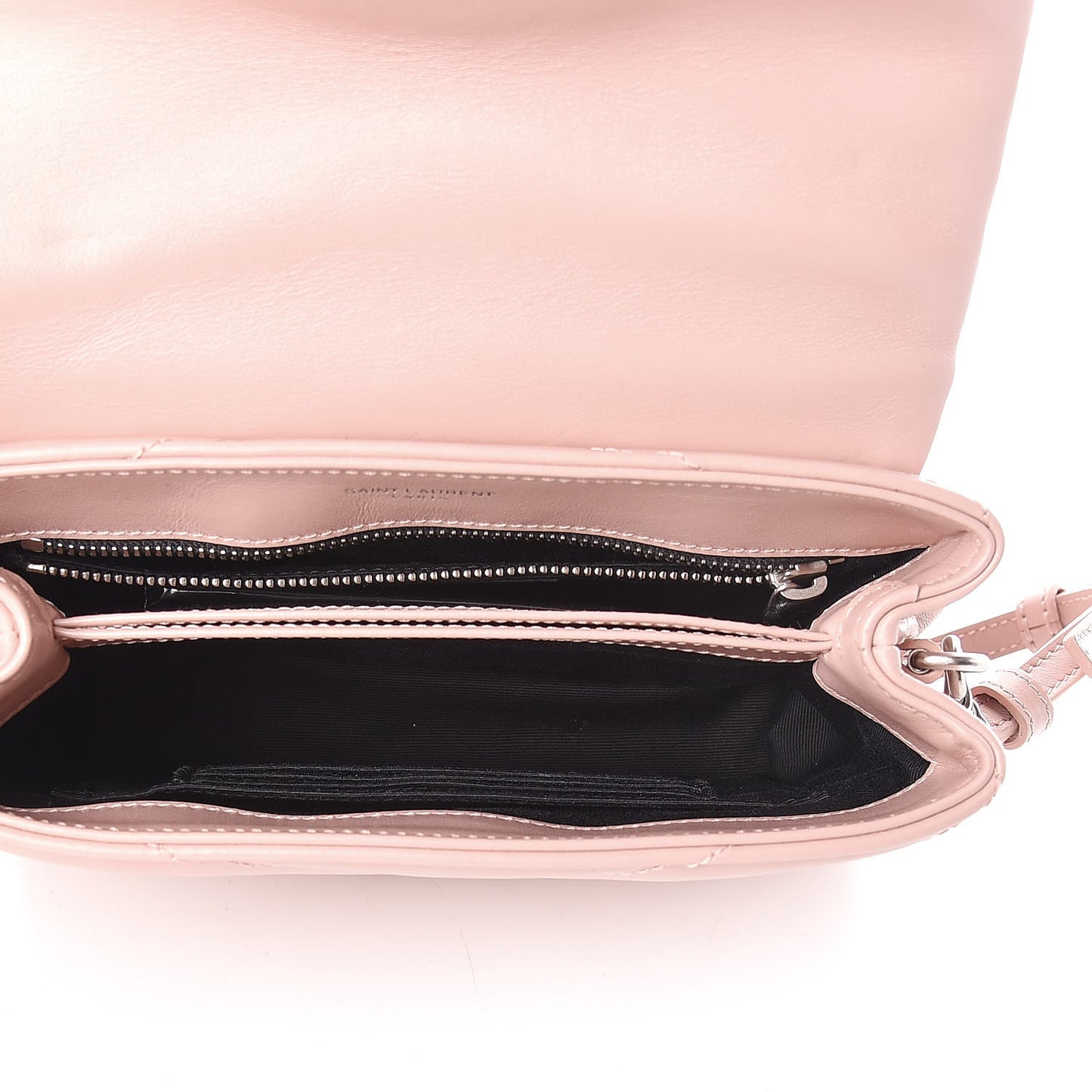 Calfskin Y Quilted Monogram Toy Loulou Crossbody Bag Tender Pink