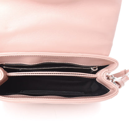 Saint Laurent Calfskin Y Quilted Monogram Toy Loulou Crossbody Bag Tender Pink 5 of 12