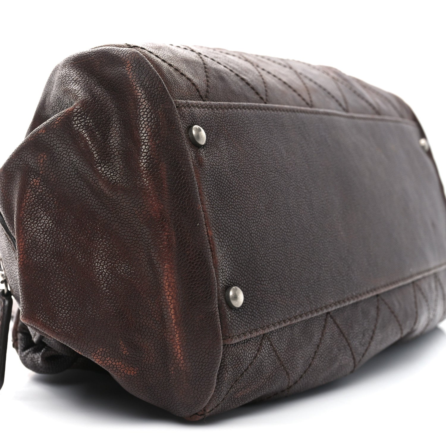 Chanel Caviar Large Outdoor Ligne Doctor Bag Brown 9 of 10