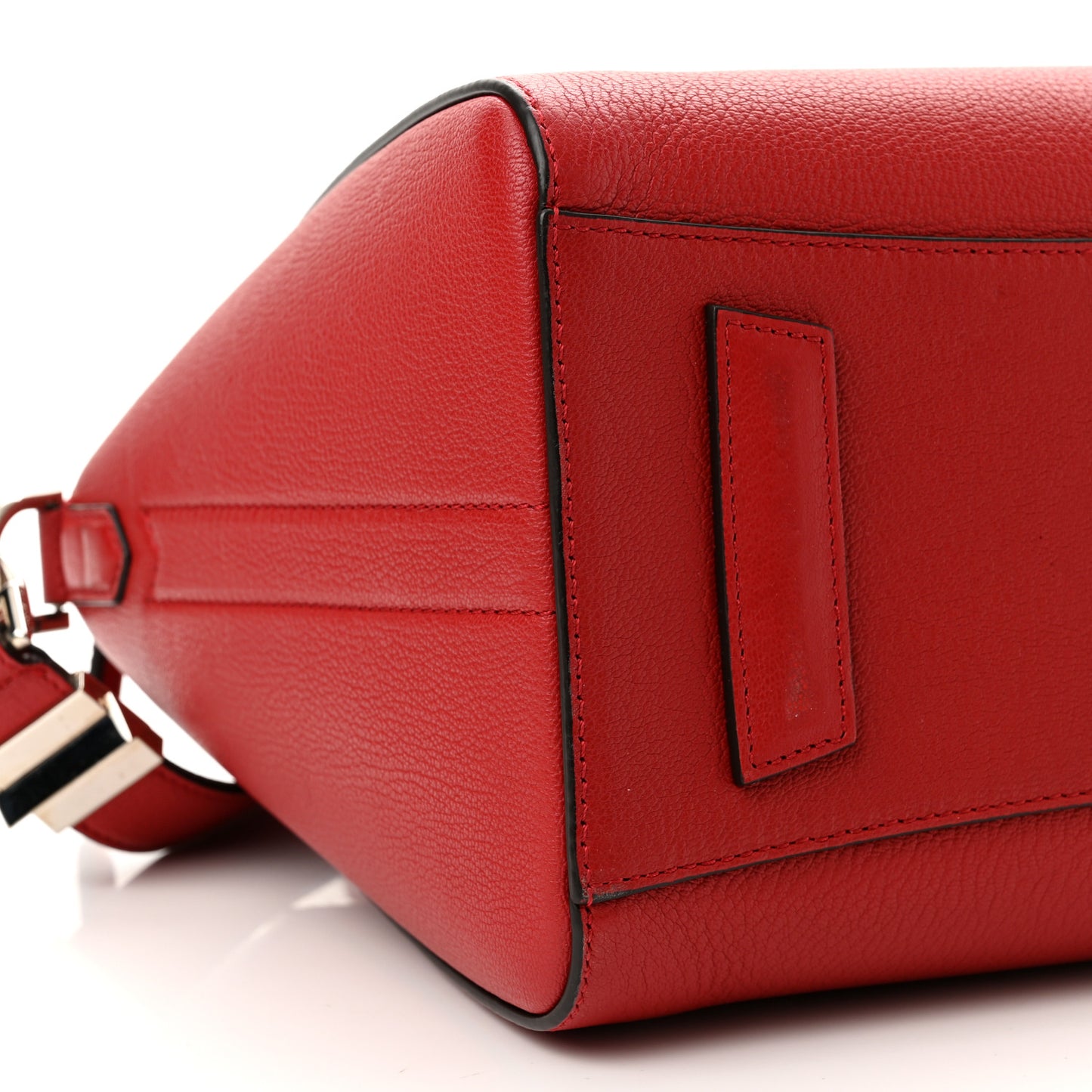 Sugar Goatskin Small Antigona Vermillon