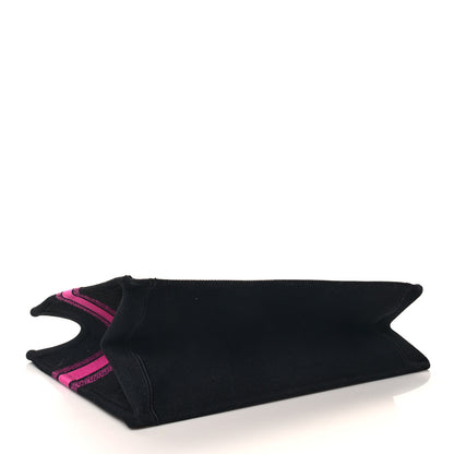 Christian Dior Canvas Embroidered Large Miss Dior Graffiti Book Tote Fuchsia Purple 4 of 12