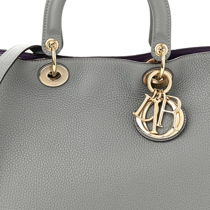 Christian Dior Bullcalf Medium Diorissimo Tote Gris 8 of 10