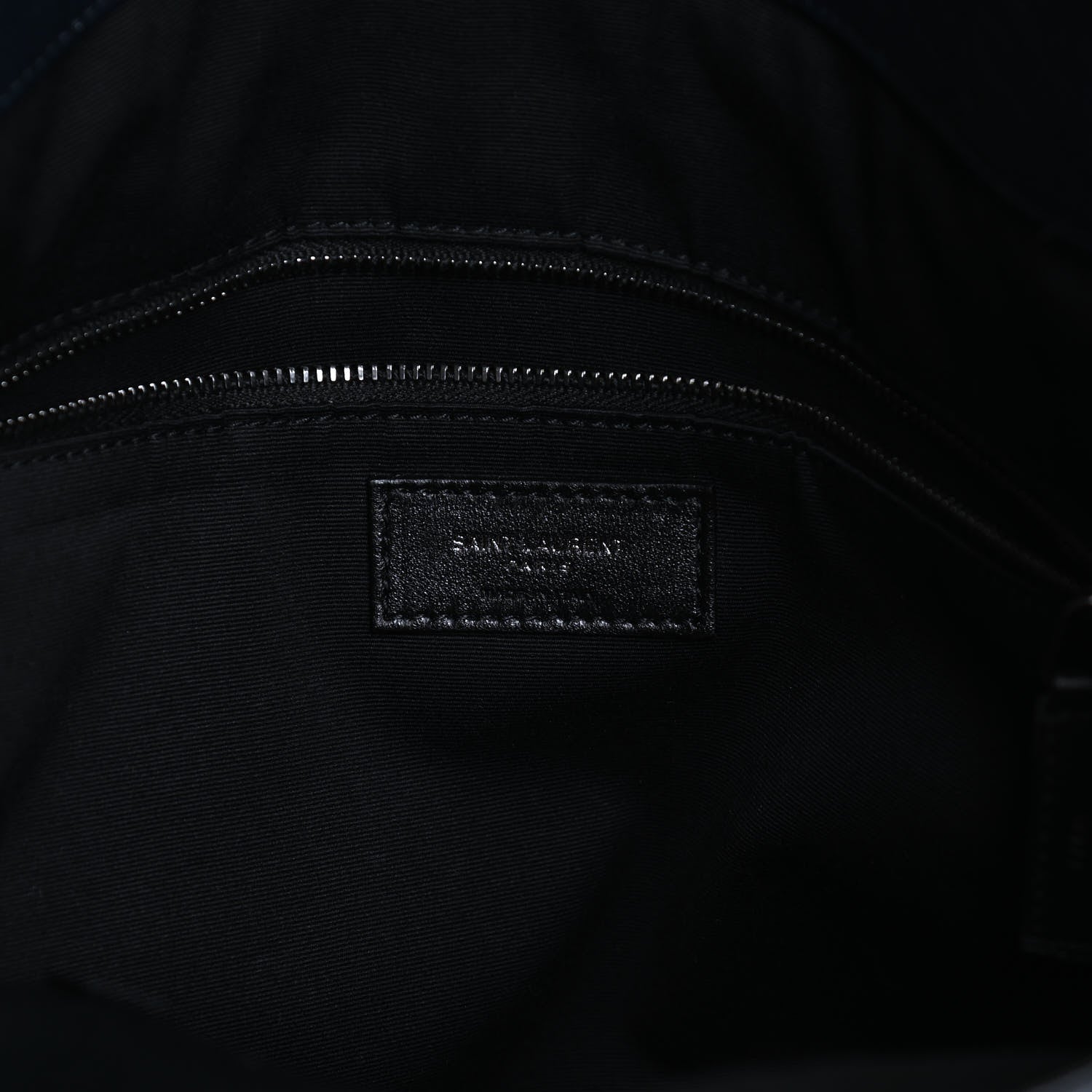 Saint Laurent Crinkled Calfskin Matelasse Monogram Niki Shoulder Bag Deep Marine 6 of 13