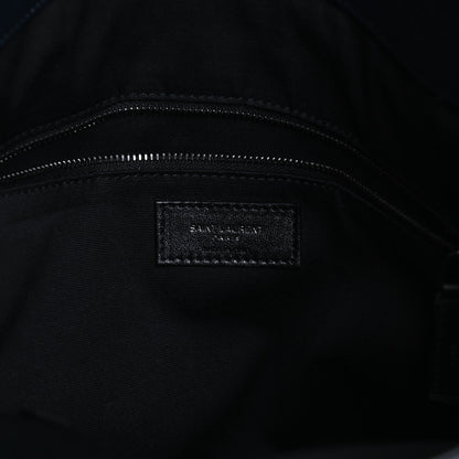Saint Laurent Crinkled Calfskin Matelasse Monogram Niki Shoulder Bag Deep Marine 6 of 13