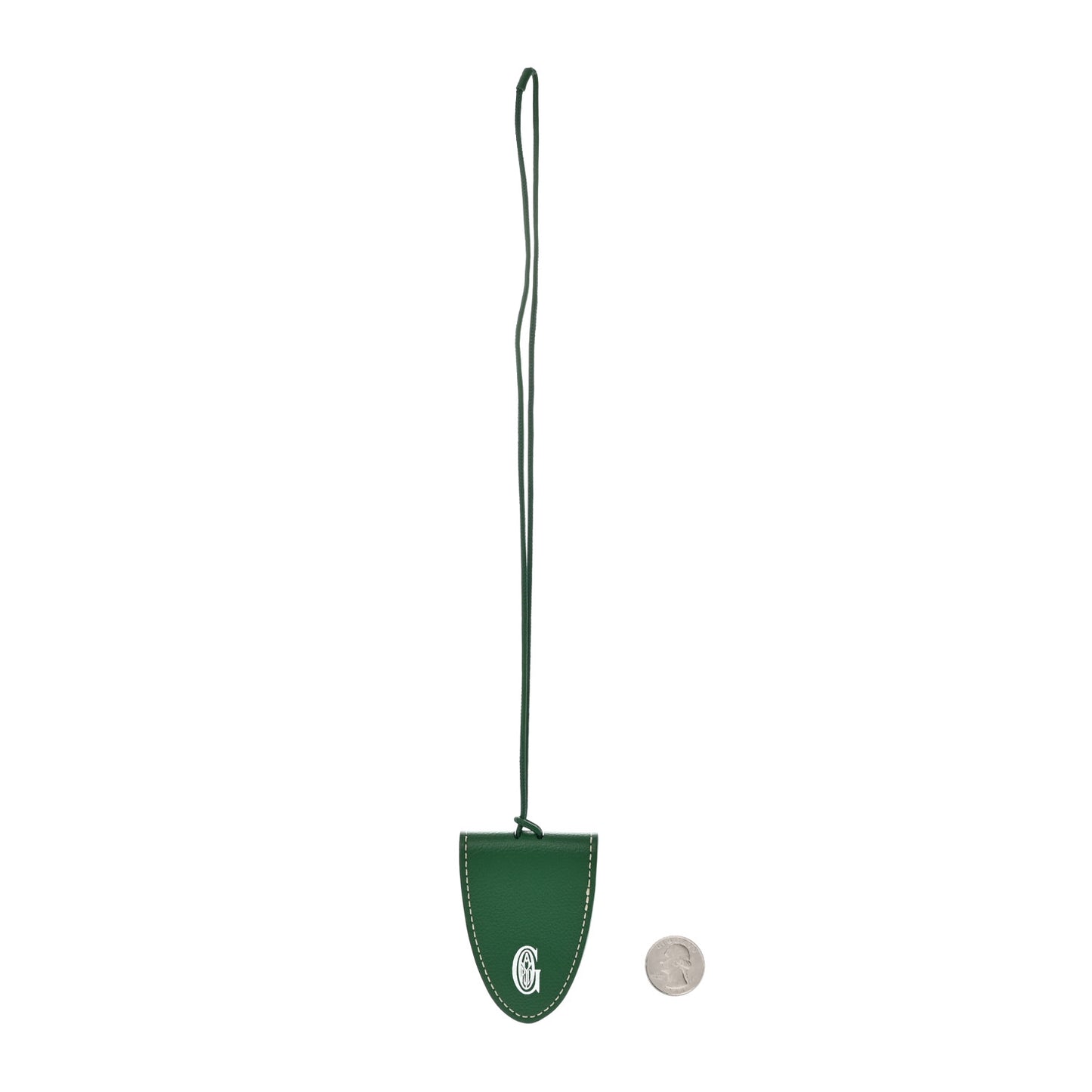 Calfskin Bag Clip Green