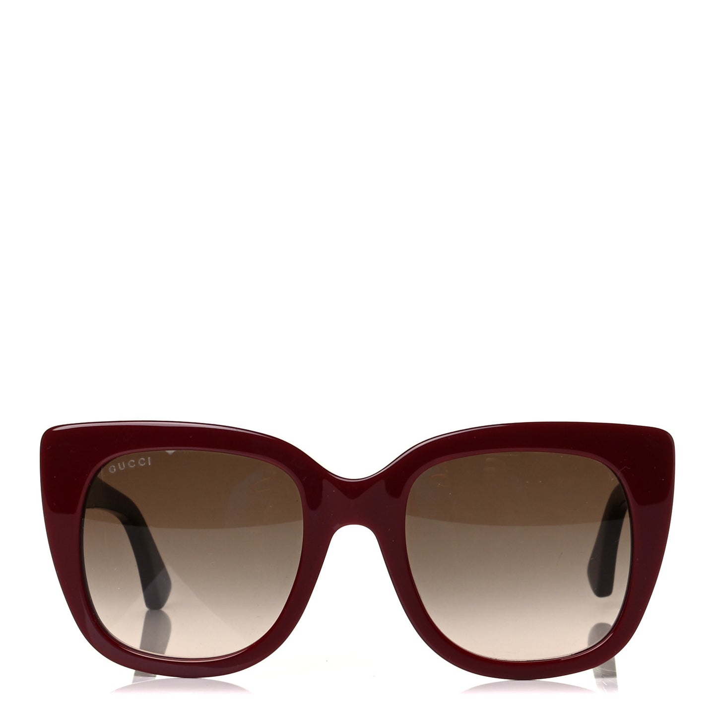 Cat Eye GG0163S Sunglasses Burgundy