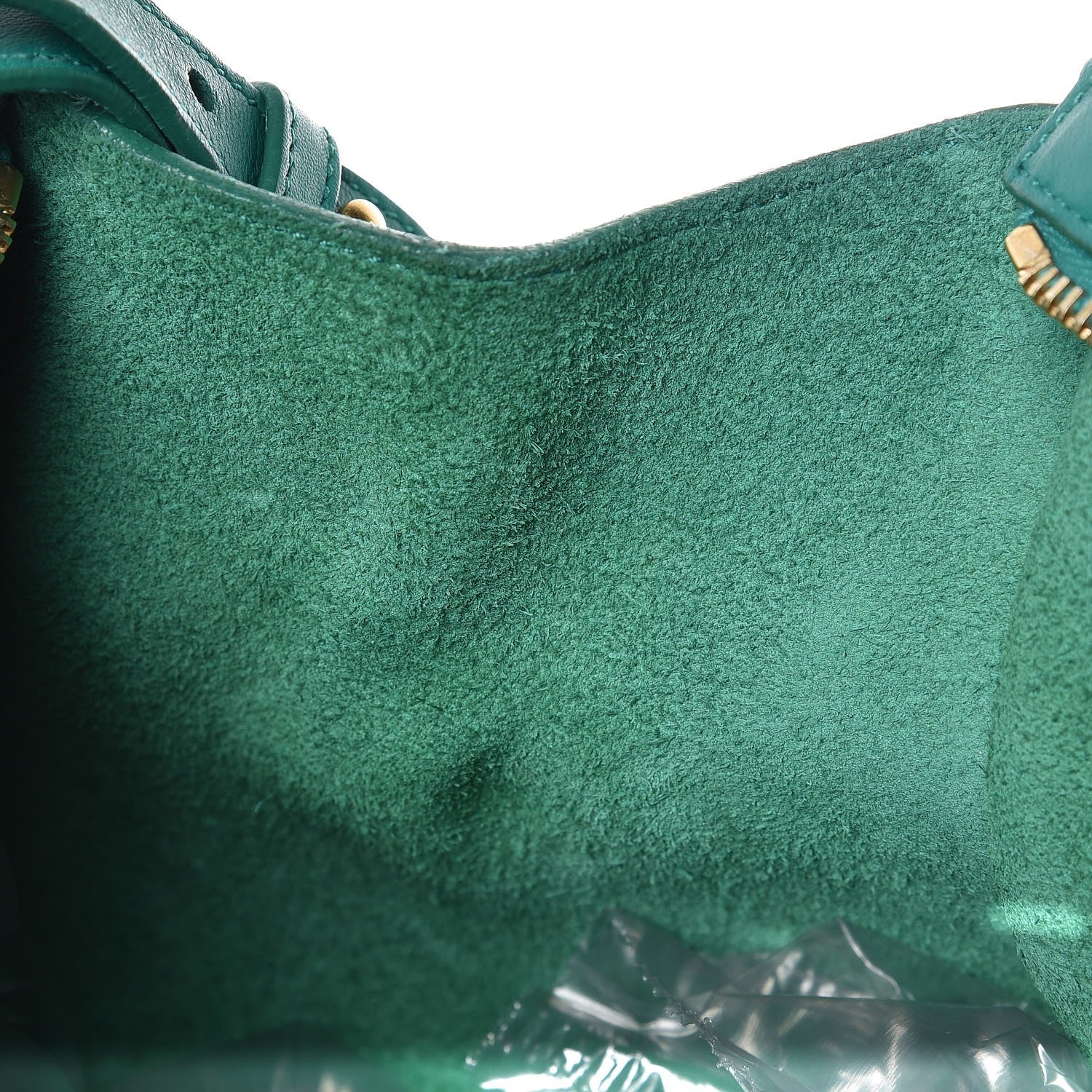 Saint Laurent Calfskin Small Classic Y Cabas Green 10 of 14