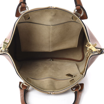 Chloe Smooth Calfskin Medium Baylee Chain Tote Tobacco 5 of 12