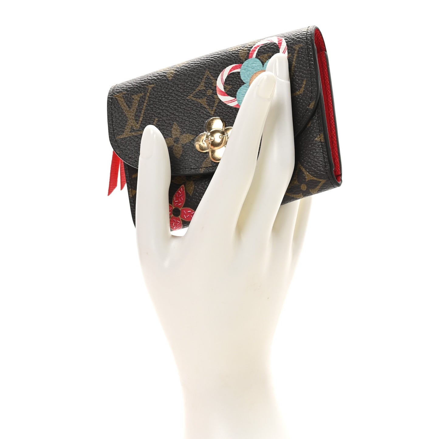 Monogram 2024 Christmas Animation Candy Factory Rosalie Coin Purse Candy Red