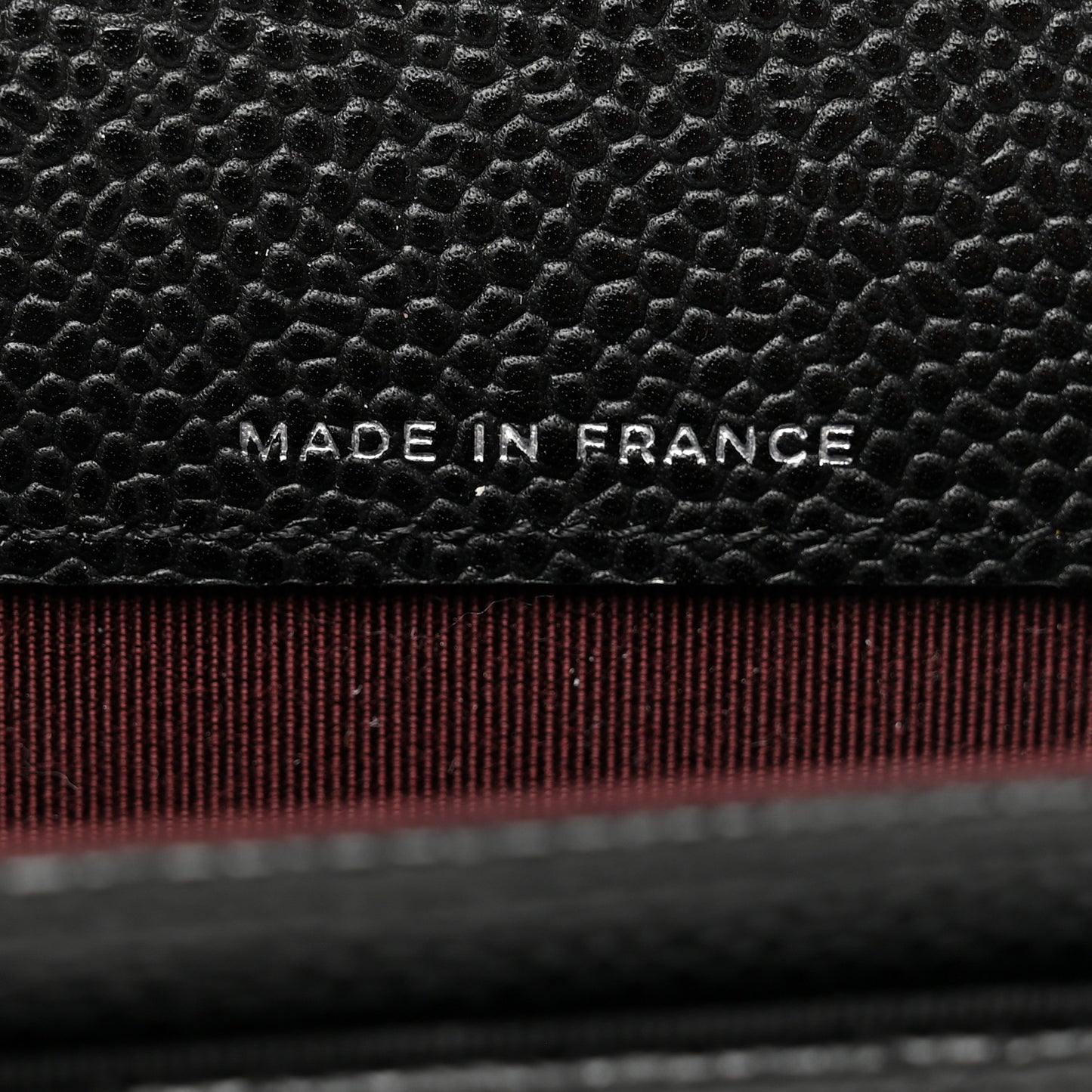 Caviar Quilted Flap Card Holder Wallet Black