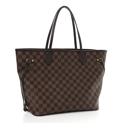 Louis Vuitton Damier Ebene Neo Neverfull MM Rose Ballerine 3 of 10