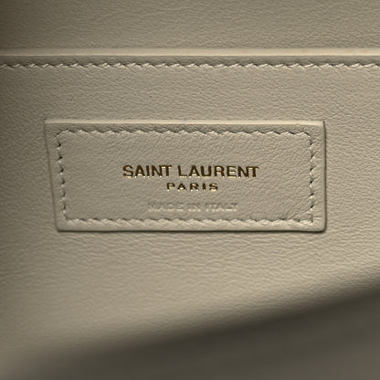 Saint Laurent Smooth Calfskin Manhattan Shoulder Bag Crema Soft 6 of 11