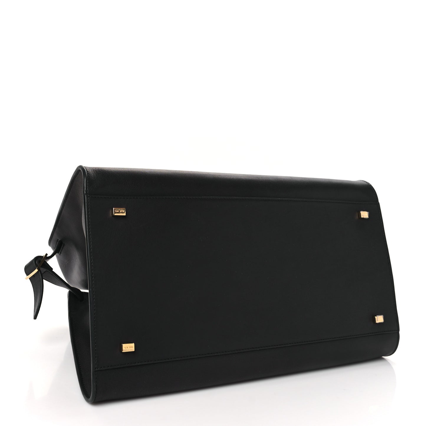 Polished Saddle Calfskin Soft Margaux 15 Black
