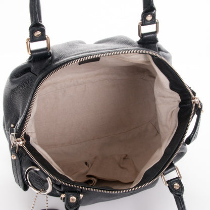 Gucci Calfskin Medium Sukey Top Handle Bag Black 5 of 7