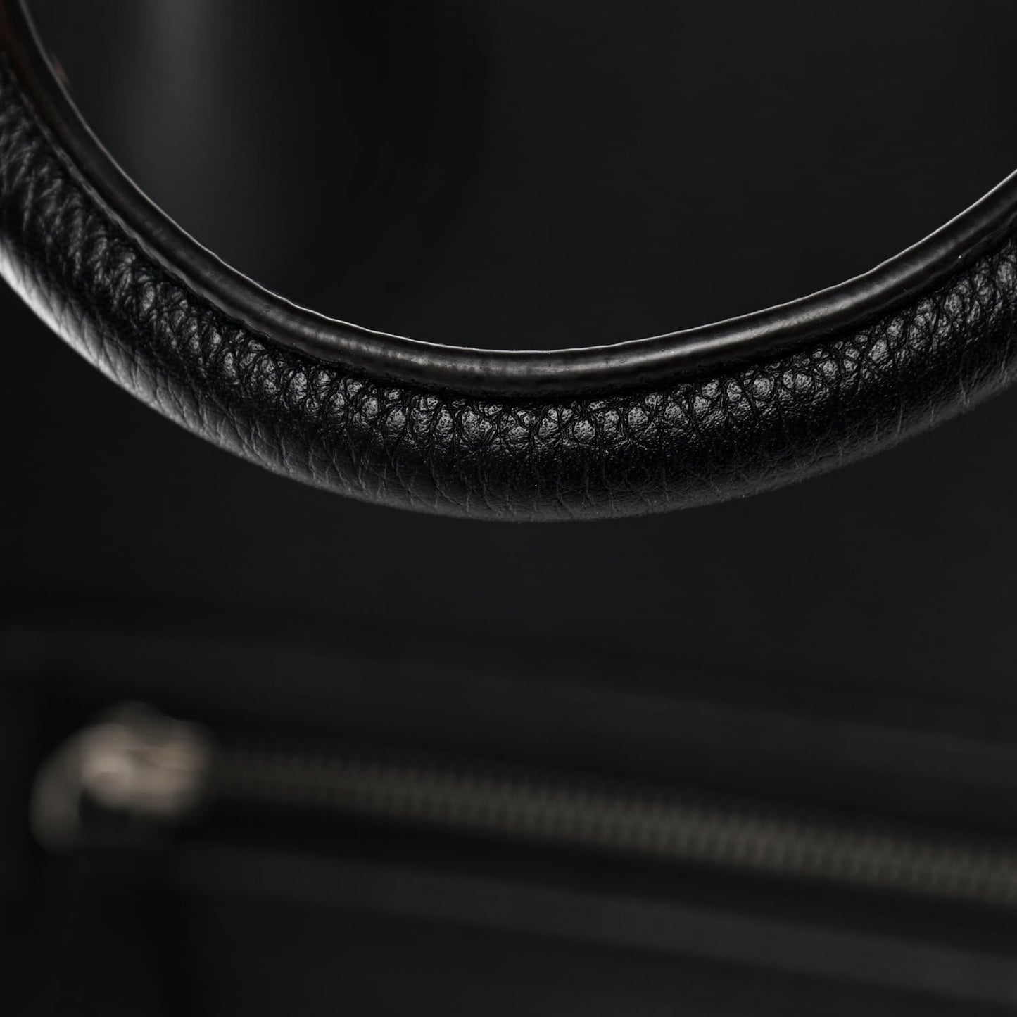 Drummed Calfskin Mini Luggage Black