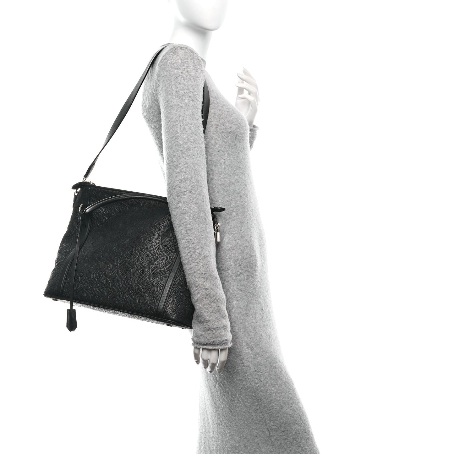 Monogram Lambskin Antheia Ixia PM Black