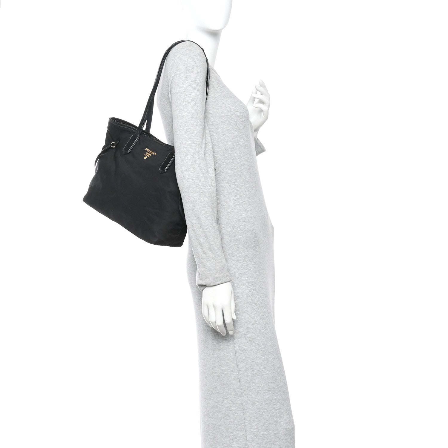 Prada Tessuto Nylon Tote Black 2 of 14