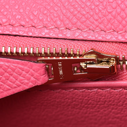 Hermes Epsom Kelly Sellier 25 Rose Azalee 20 of 33
