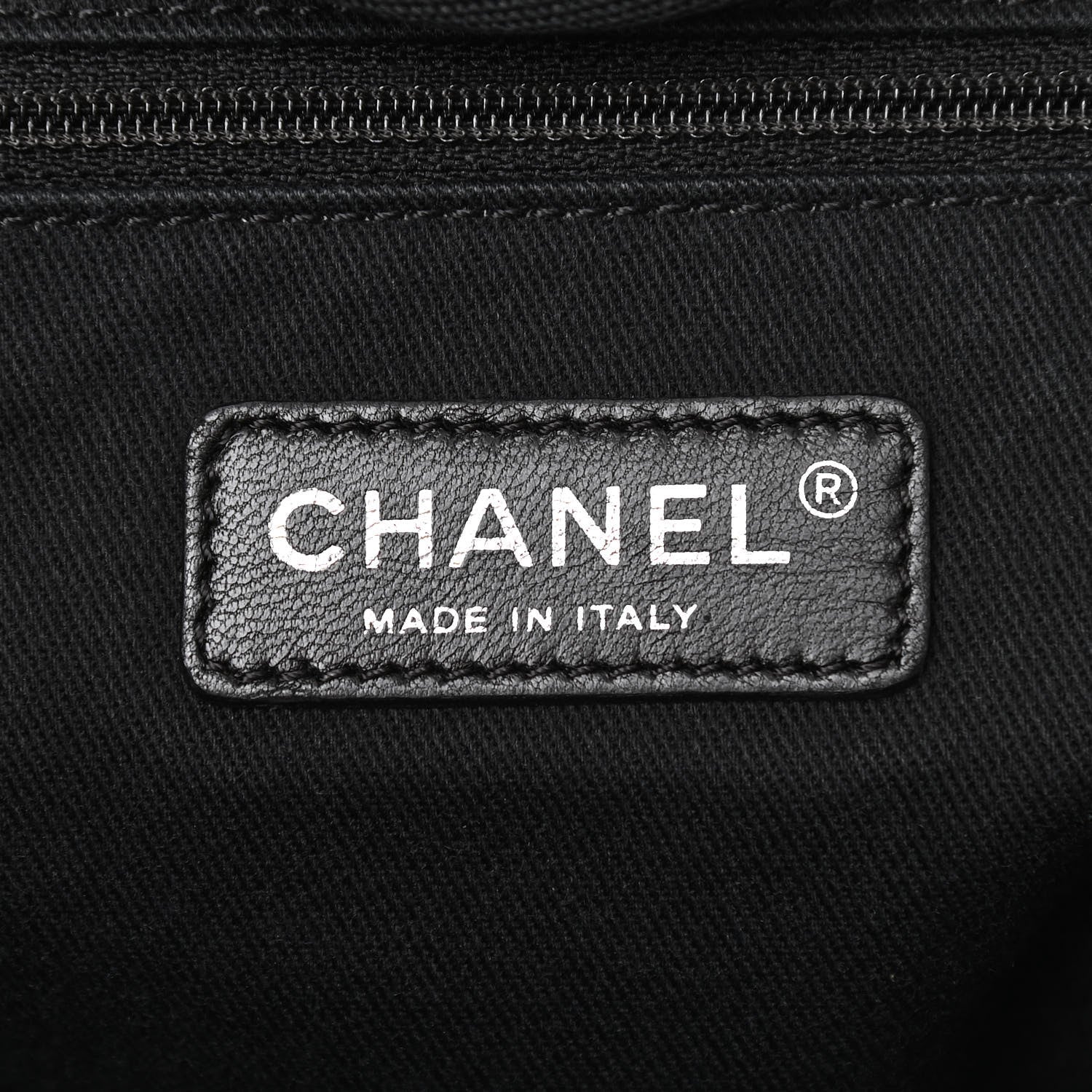 Chanel Canvas Medium Deauville Tote Beige Black 6 of 11