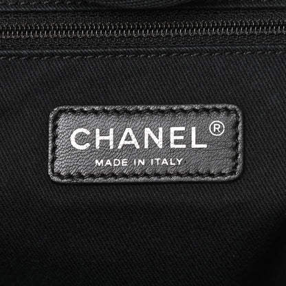 Chanel Canvas Medium Deauville Tote Beige Black 6 of 11