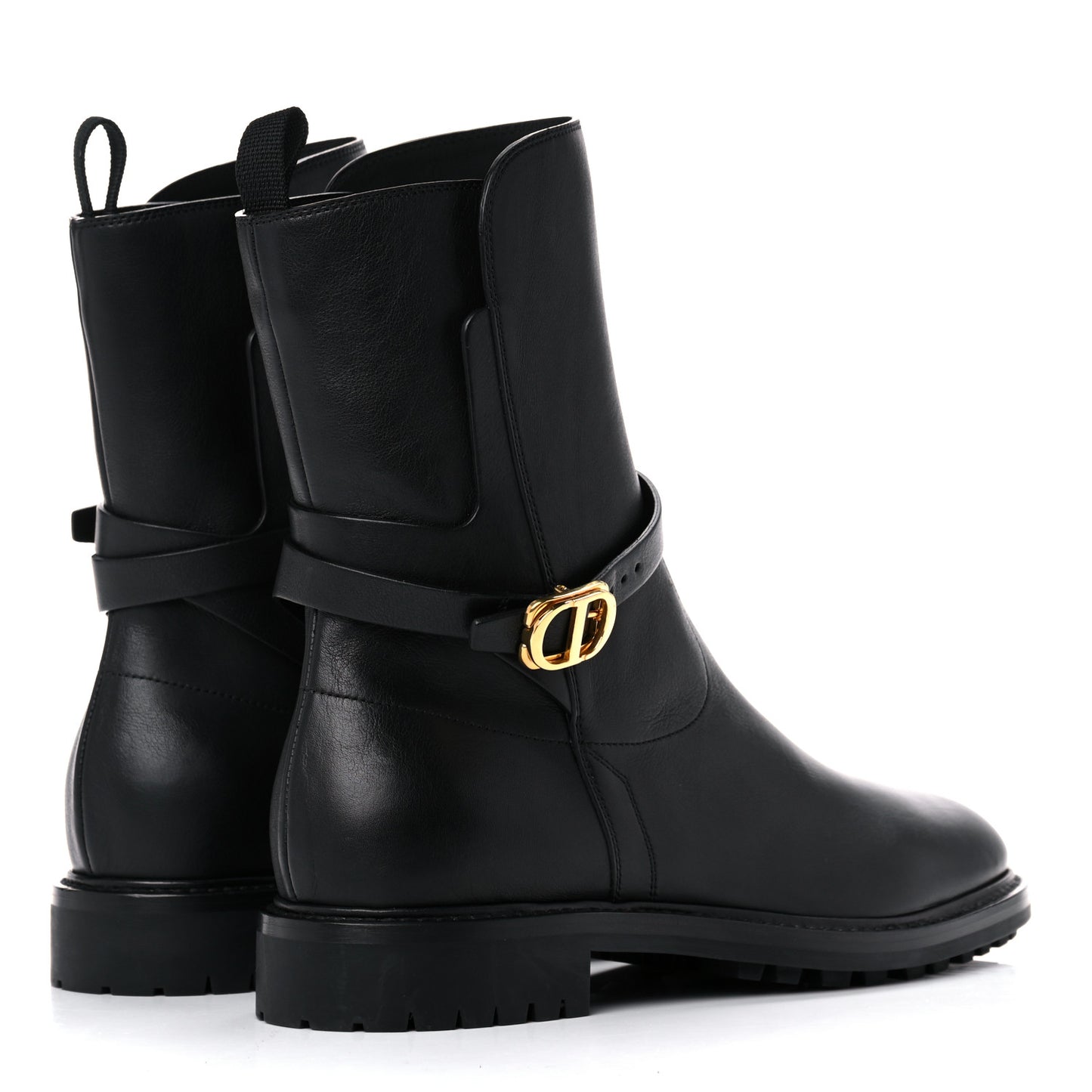 Calfskin Empreinte Ankle Boot 40 Black