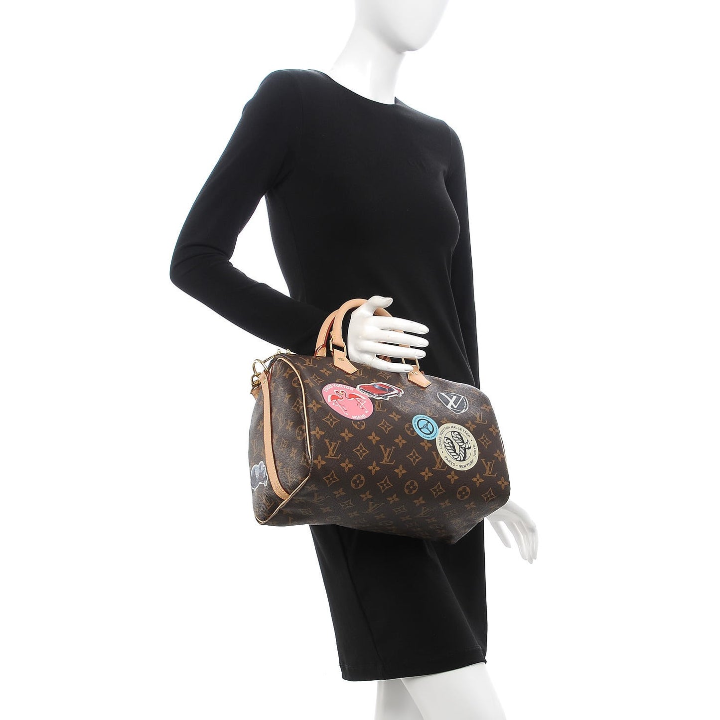 Monogram World Tour Speedy Bandouliere 30