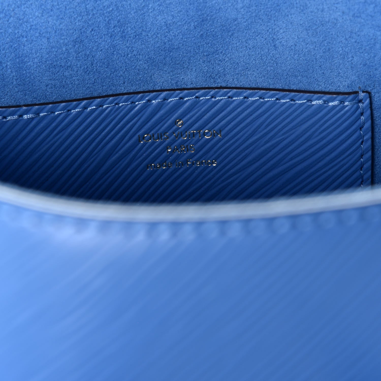 Louis Vuitton Epi Twist Shoulder Bag MM Blue Jean 6 of 9