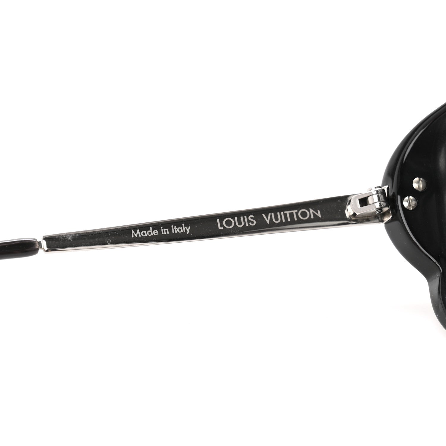 Louis Vuitton Acetate Bluebell Sunglasses Z0693W Black Glitter 5 of 9